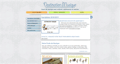 Desktop Screenshot of destination-musique.org